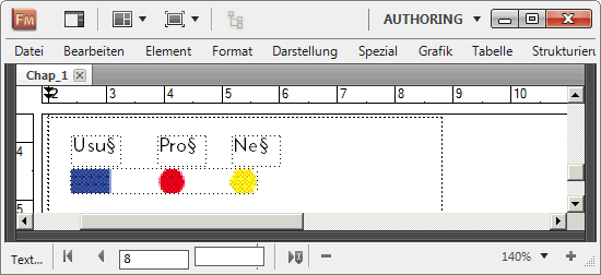 FrameMaker - graphic labelling using text frame