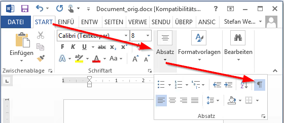 Microsoft Word im Übersetzungsworkflow PRODOC