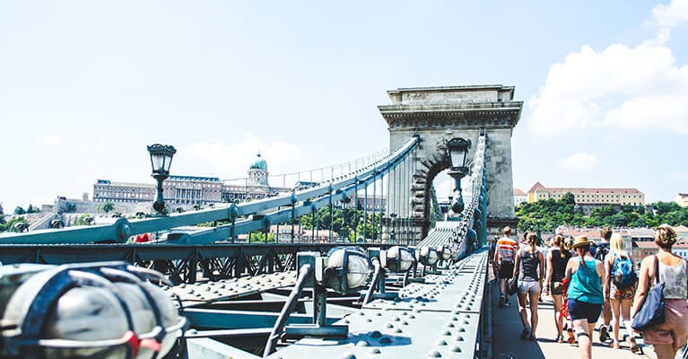 English-Hungarian - Photo bridge Budapest